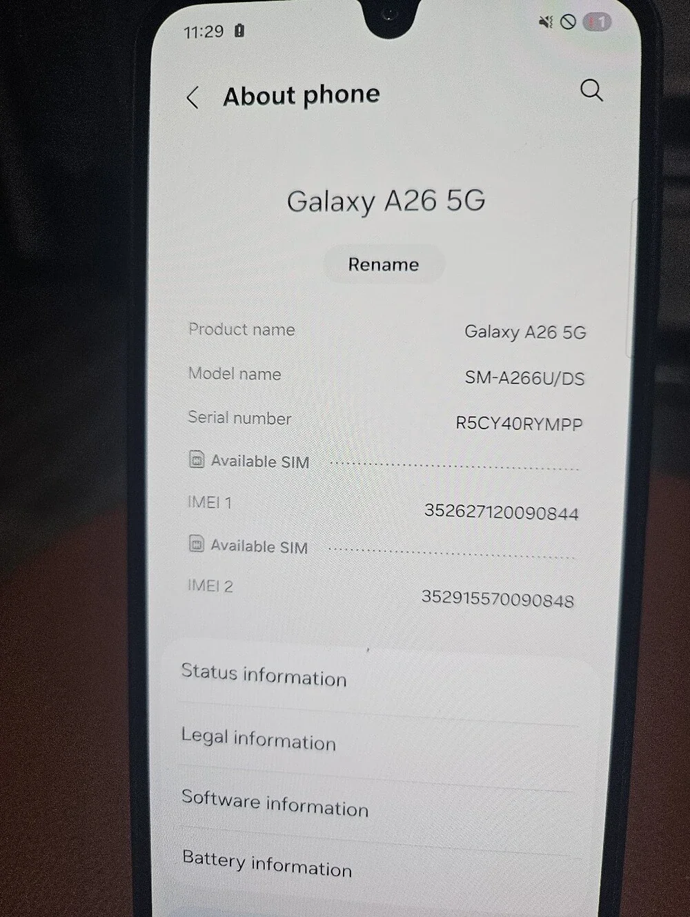 Samsung Galaxy A26